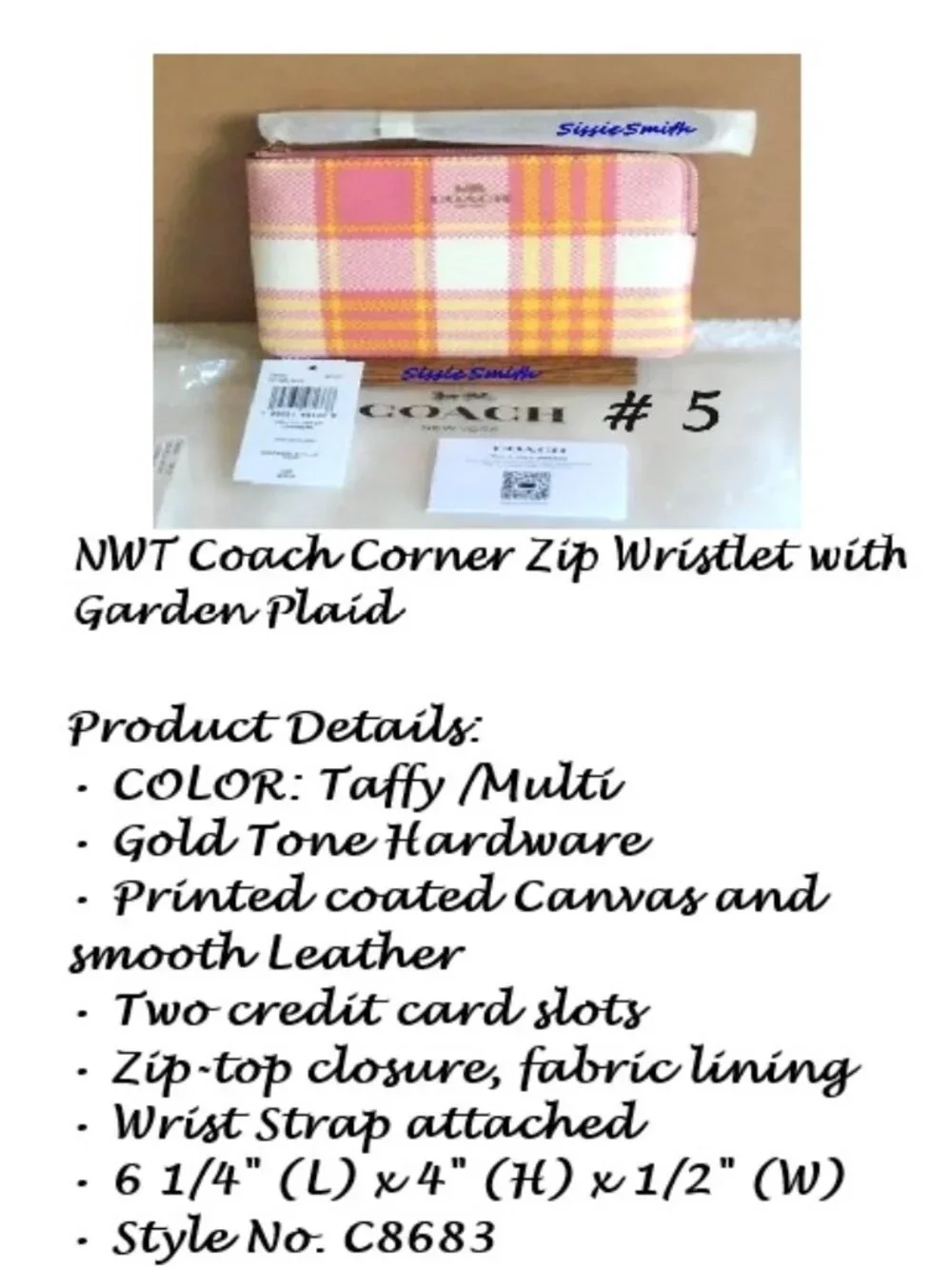 NWT Coach Wristlet Bundle